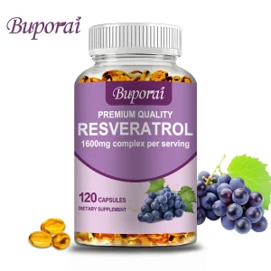 Resveratrol Supports Skin, Cardiovascular, Metabolism, Antioxidant, Anti-aging